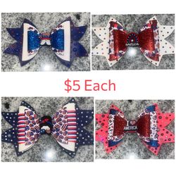 4th of July bows