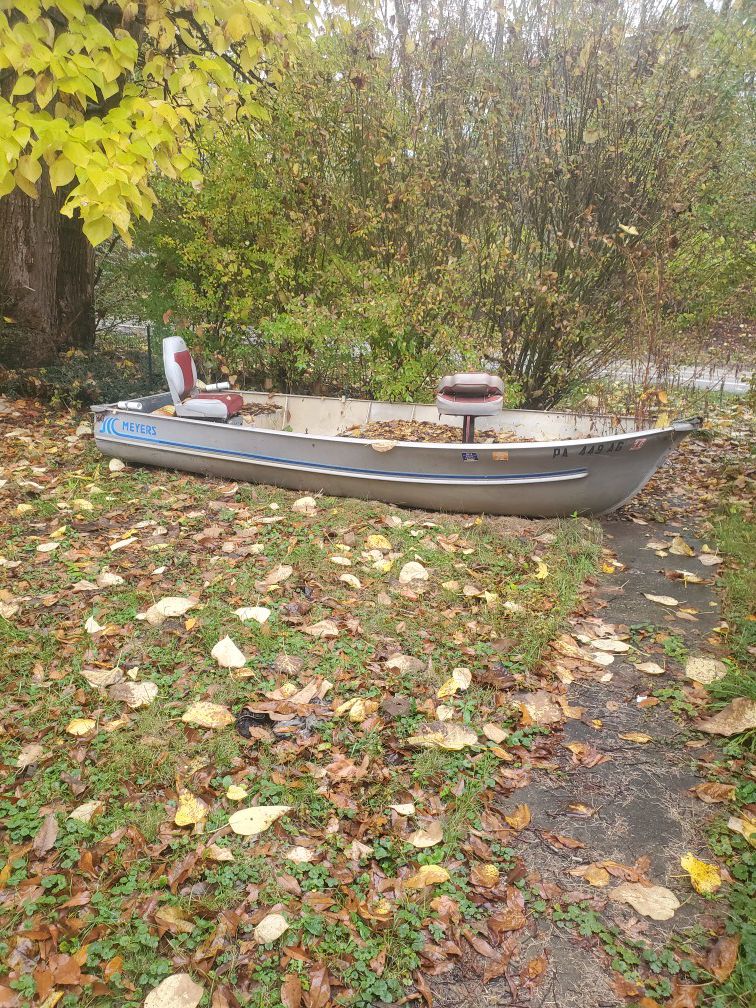 14 foot myers aluminum boat no trailer