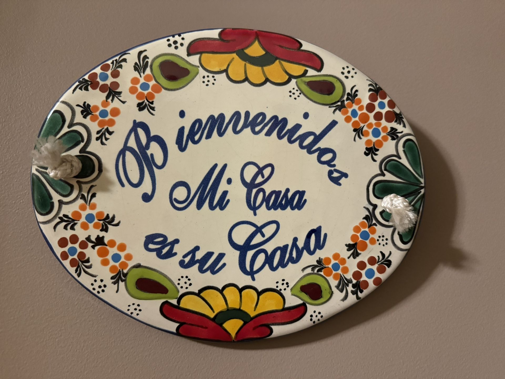 Bienvenidos Welcome Sign
