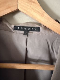 Theory Grey Blouse Sz 4 $25 OBO
