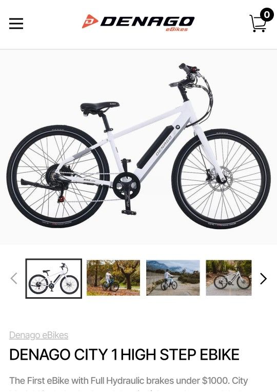 1 Year Old DENAGO CITY BIKE 1 / Don't Pay New TARIFFS on Lithium Batteries Or Make Me An Offer