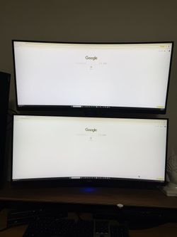 2x Dell 34” Curved Gaming Monitors (S3422DWG) or 1 Monitor