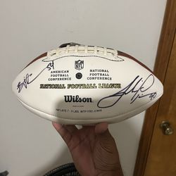 devin hester autographed football