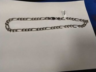 Figaro Chain - Silver 61.7 grams 21 inch