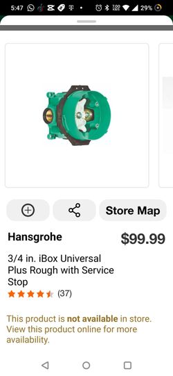Hansgrohe 3/4 in. iBox Universal Plus Rough-In Valve
