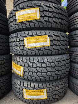 285 70 17 Groundspeed Tires Con 50,000 millas de Garantía