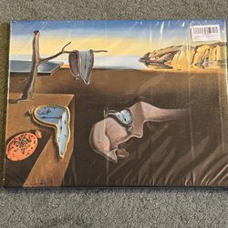 Salvador Dali Canvas Wall Art - The Persistence of Memory Print 12"x15" (New)