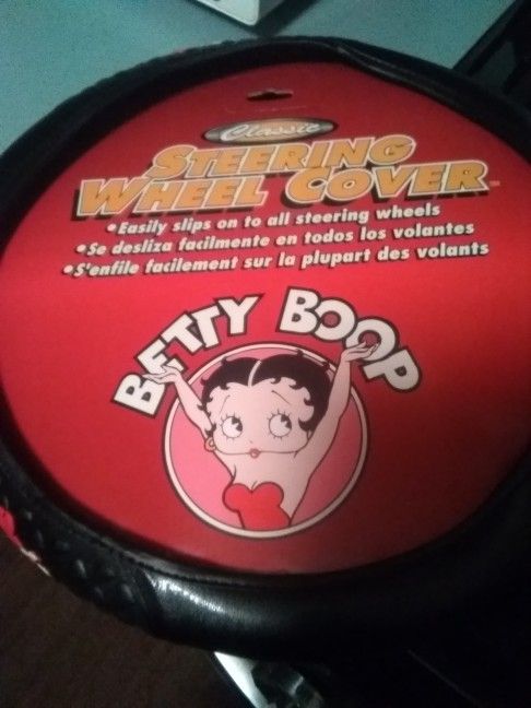 Betty Boop Steering Wheel Cover New
