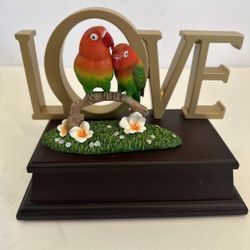 Danbury Mint Love Birds Wings Of Love Figurine