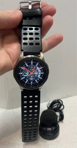 SAMSUNG Galaxy Watch SM-R800 46MM Bluetooth Smartwatch-Silver/Black band