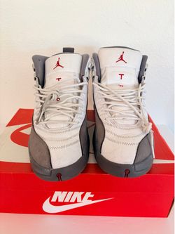 White dark grey Jordan 12