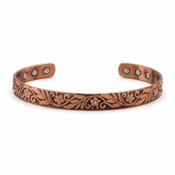 Pure Copper Magnetic Bracelet 10mm Floral Cuff Adjustable Open Bangle 6 Magnets


Item Description:


Solid Pure Copper Magnetic Cuff Bracelet with de