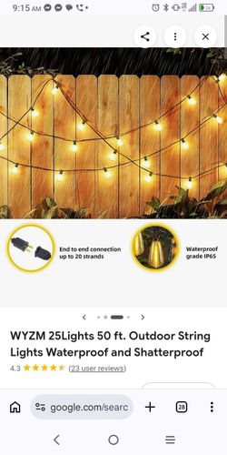 60 ft and 50 ft lights