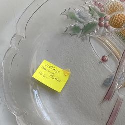 Beruing Collectors Xmas Charger Vintage 
