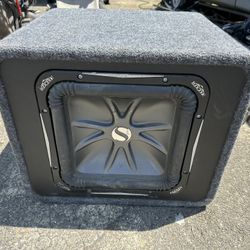 Kicker 12” L7 Subwoofer In A Kicker Box