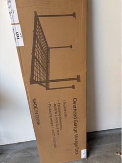 Overhead Garage Storage Rack – New in Box – $60