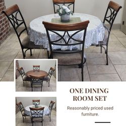 Dining table with 4 chairs
