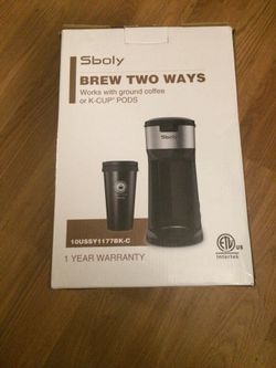 Sboly k cup and single brew maker