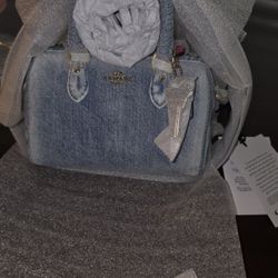 Coach Denim Mini Rowan