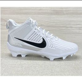 Nike Alpha Menace Strong Football Cleats White nby IB2572 106 Men's