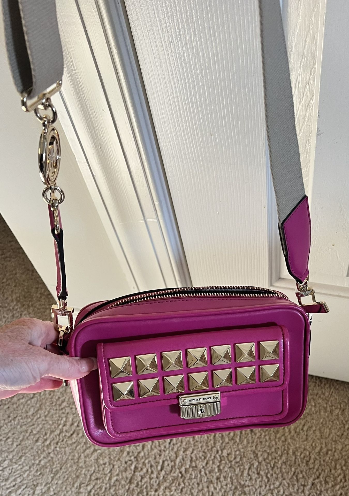 Michael Kors Pink Studded Bag