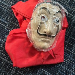 Casa De Papel Full Costume With Mask 