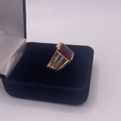 14k 6.6grams CZ Gents Ring