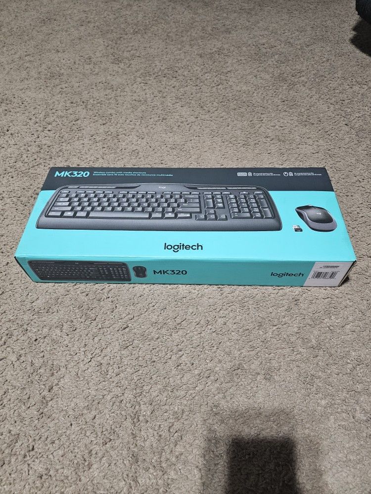 Logitech Wireless Keyboard W/ Mouse