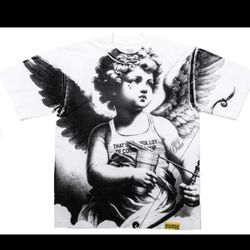 White cough syrup 2 shirts  size L-M