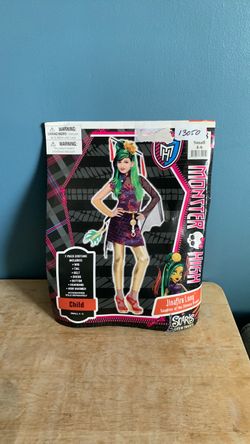 HALLOWEEN MONSTER HIGH JINAFIRE LONG KIDS SIZE SMALL 4-6 AND KIDS SIZE LARGE 12-14 COSTUME