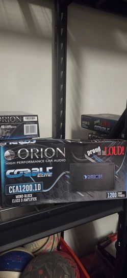 New!! Orion Elite 1200 RMS 1ch Amplifer