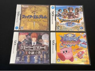 Nintendo DS Lot of 4 Simulation Role Playing Games Japan JP Versions DSi 2DS 3DS