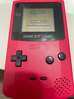 Pink gameboy color