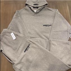 Fear of God Essentials Dark Oatmeal Set – Size L – Brand New