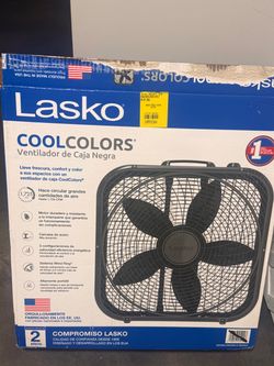 Lasko Cool Colors Box Fan B20301