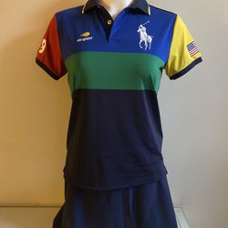 Limited Edition - Polo Ralph Lauren - Women’s - Tennis Shirt (size S) & Skirt (size M) Set - US Open 2019