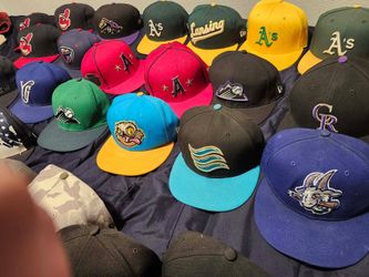 50 new and game used major league official baseball hats