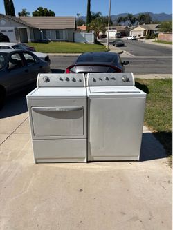 whirlpool washer&gas dryer (delivery available)
