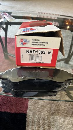Ceramic front brake pads