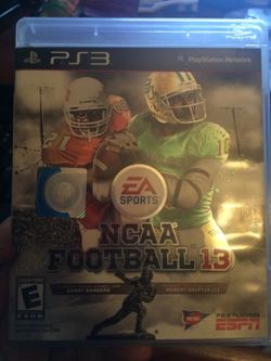 PS3 NCAA Football 13 Video Game