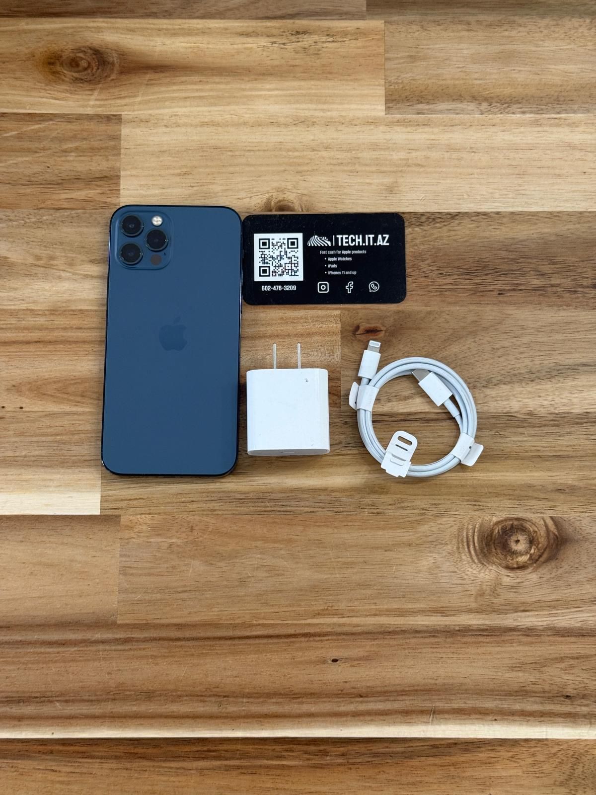 📱 iPhone 12 Pro | 256GB | Pacific Blue | Unlocked (Any Carrier)