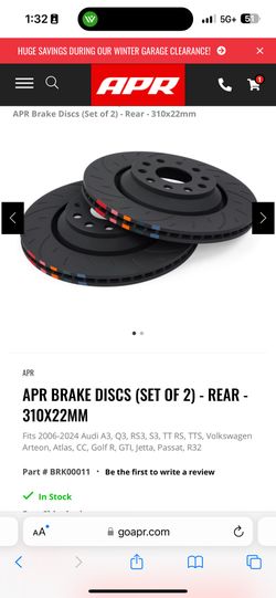 APR BRAKE DISCS
