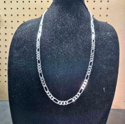 925 silver Figaro chain