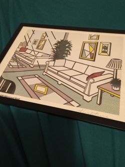 Roy Lichtenstein Hand Signed Lithograph Print