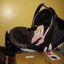 Evenflo NurtureMax Infant Car Seat Color ( Olive Pink)