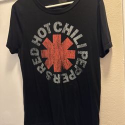 Woman X-Large T-shirt Red Hot Chili Peppers 