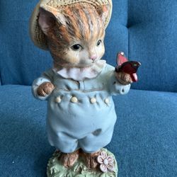 Collectible Figurine Of Tom Kitten From Beatrix Potter