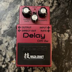 Boss Wazacraft DM-2W Delay effects pedal