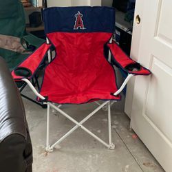 Angels, baseball team folding chairs