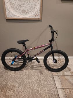 GT Slammer Mercado 20 BMX bike Rasberry Sunset Paint Fade w/ Pegs